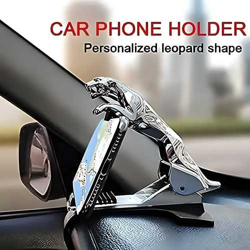 Jaguar Car Mobile Phone Mount -360 Degree Rotation